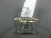 ESTATE .10CT DIAMOND 14KT YELLOW GOLD 3D CLASSIC ROUND WEDDING ANNIVERSARY RING
