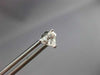 ESTATE .76CT DIAMOND 14KT WHITE GOLD CLASSIC HEART SHAPED STUD EARRINGS #26043
