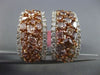 ESTATE LARGE 5.66CT DIAMOND 18KT WHITE & ROSE GOLD MULTI SHAPE CLIP ON EARRINGS