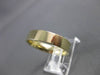 ESTATE 14KT YELLOW GOLD SHINY & SOLID CLASSIC WEDDING BAND RING 5mm #23185