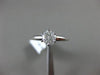 ESTATE .67CT DIAMOND 14KT WHITE GOLD 3D CLASSIC SOLITAIRE ROUND ENGAGEMENT RING