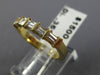 ESTATE .35CT DIAMOND 14K YELLOW GOLD FIVE STONE BAGUETTE ANNIVERSARY RING #4033