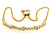 ESTATE .50CT DIAMOND 14KT YELLOW GOLD 3D CLASSIC BEZEL ETOILE LOVE BRACELET