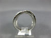 ESTATE LARGE 1.5CT DIAMOND 14KT WHITE GOLD 3D MULTI ROW SWIRL INFINITY FUN RING