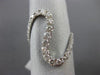ESTATE LARGE .81CT DIAMOND 18KT WHITE GOLD 3D CLASSIC SWIRL JOURNEY LOVE RING