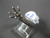 ESTATE .39CT DIAMOND 14KT WHITE GOLD CLASSIC 6 PRONG SEMI MOUNT ENGAGEMENT RING