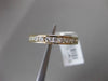 ESTATE 1.10CT ROUND DIAMOND 14KT YELLOW GOLD CHANNEL ETERNITY WEDDING RING BAND