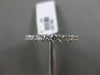 ESTATE 1.20CT DIAMOND 14KT WHITE GOLD CLASSIC ETERNITY SHARED PRONG WEDDING RING