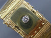 ANTIQUE LARGE PERLE .30CT DIAMOND 14KT YELLOW GOLD TASSEL BRACELET WATCH #24924