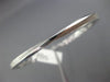 ESTATE .79CT DIAMOND 18KT WHITE GOLD 3D HANDCRAFTED CRISS CROSS BANGLE BRACELET