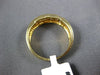 ESTATE .30CT DIAMOND 14KT YELLOW GOLD 3D CHANNEL 5 STONE ANNIVERSARY RING #4051