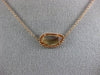 LONG 7.35CT DIAMOND & AAA MULTICOLOR SAPPHIRE 14K ROSE GOLD BY THE YARD NECKLACE