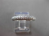 ESTATE 1.25CT DIAMOND 18KT WHITE GOLD 3 ROW PAVE WEDDING ANNIVERSARY RING #23366