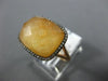 ESTATE LARGE 10.17CT DIAMOND & AAA YELLOW QUARTZ 14K ROSE GOLD RECTANGULAR RING