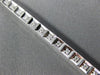ESTATE BENRUS .75CT OLD MINE DIAMOND 14K WHITE GOLD 3D ROUND TENNIS WATCH #26622