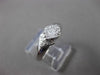 ESTATE WIDE .35CT ROUND & PRINCESS DIAMOND 14KT WHITE GOLD FUN RING #23473