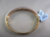 ANTIQUE WIDE 1.79CTW DIAMOND 18K TRI COLOR GOLD MULTI ROW BANGLE ONE OF A KIND!!