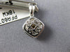 ESTATE 1.40CT WHITE & FANCY YELLOW DIAMOND 18KT 2 TONE GOLD SQUARE HALO PENDANT
