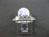 ESTATE .95CT DIAMOND 14KT WHITE GOLD 3D SEMI ETERNITY WEDDING ANNIVERSARY RING