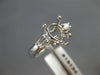 ESTATE .35CT DIAMOND 18KT WHITE GOLD 3D LUCIDA SEMI MOUNT ENGAGEMENT RING #18134