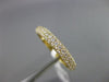 ESTATE .91CT DIAMOND 18KT YELLOW GOLD CLASSIC ETERNITY WEDDING ANNIVERSARY RING