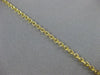 ESTATE LONG 14KT YELLOW GOLD 3D CLASSIC LINK WOMEN'S BRACELET #24711 2mm WIDE