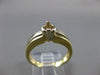 ESTATE 14KT TWO TONE GOLD 3D TENSION SOLITAIRE SEMI MOUNT ENGAGEMENT RING #24591