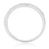 ESTATE .09CT DIAMOND 14KT WHITE GOLD FILIGREE MILGRAIN WEDDING ANNIVERSARY RING
