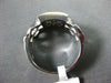 ESTATE WIDE .18CT DIAMOND 18K WHITE GOLD CLASSIC SQUARE FILIGREE FUN RING #14322