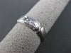 ANTIQUE WIDE 14KT WHITE GOLD 3D FILIGREE SQUARE WEDDING ANNIVERSARY RING #18952