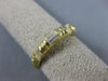 ESTATE .34CT BAGUETTE DIAMOND 14KT YELLOW GOLD CHANNEL ANNIVERSARY RING #22464