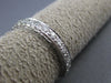 ANTIQUE .58CT DIAMOND 14KT WHITE GOLD MILGRAIN ETERNITY ANNIVERSARY RING #19869