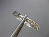 ESTATE 3.16CT DIAMOND 14KT WHITE GOLD DOUBLE SIDED HOOP HUGGIE EARRINGS #19210