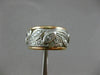 ANTIQUE .7CT OLD MINE DIAMOND PLATINUM & 14K ROSE GOLD ETERNITY ANNIVERSARY RING