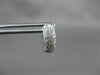 0.40CT ROUND DIAMOND 18KT WHITE GOLD CLASSIC PAVE MILGRAIN HUGGIE EARRINGS #26298