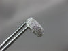 0.40CT ROUND DIAMOND 18KT WHITE GOLD CLASSIC PAVE MILGRAIN HUGGIE EARRINGS #26298