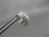 0.40CT ROUND DIAMOND 18KT WHITE GOLD CLASSIC PAVE MILGRAIN HUGGIE EARRINGS #26298