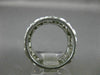 ANTIQUE WIDE 1.80CT ROUND & MARQUISE DIAMOND PLATINUM FILIGREE ANNIVERSARY RING