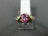 0.75CT DIAMOND & AAA OVAL PINK SAPPHIRE 14KT 2 TONE GOLD 3 STONE ENGAGEMENT RING