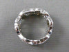 ANTIQUE 1.10CT DIAMOND 14K WHITE GOLD FILIGREE ETERNITY WEDDING RING E VVS 18531