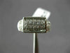 WIDE .70CT DIAMOND 18KT WHITE GOLD 3D ROUND RECTANGULAR MOVABLE BARREL FUN RING