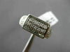WIDE .70CT DIAMOND 18KT WHITE GOLD 3D ROUND RECTANGULAR MOVABLE BARREL FUN RING
