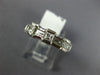 .75CT DIAMOND 14KT WHITE GOLD PRINCESS & BAGUETTE WEDDING ANNIVERSARY RING #1197
