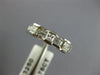 .75CT DIAMOND 14KT WHITE GOLD PRINCESS & BAGUETTE WEDDING ANNIVERSARY RING #1197
