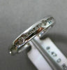 0.47CT DIAMOND 14KT WHITE GOLD 3D SEMI ETERNITY ETOILE WEDDING ANNIVERSARY RING