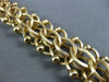 ANITQUE WIDE 14KT YELLOW GOLD 3D HANDCRAFTED LONG INTERTWINED BRACELET #22595