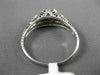 ANTIQUE .25CT DIAMOND 14KT WHITE GOLD FILIGREE SOLITAIRE ENGAGEMENT RING #9962