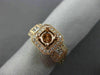 .95CT ROUND & PRINCESS DIAMOND 14KT ROSE GOLD SQUARE SEMI MOUNT ENGAGEMENT RING