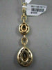 ANTIQUE 3.44CT DIAMOND & AAA EXTRA FACET CITRINE 14K YELLOW GOLD 3D PEAR PENDANT
