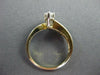 ANTIQUE .46CT DIAMOND 14KT W&Y GOLD MARQUISE & ROUND ENGAGEMENT RING #20196